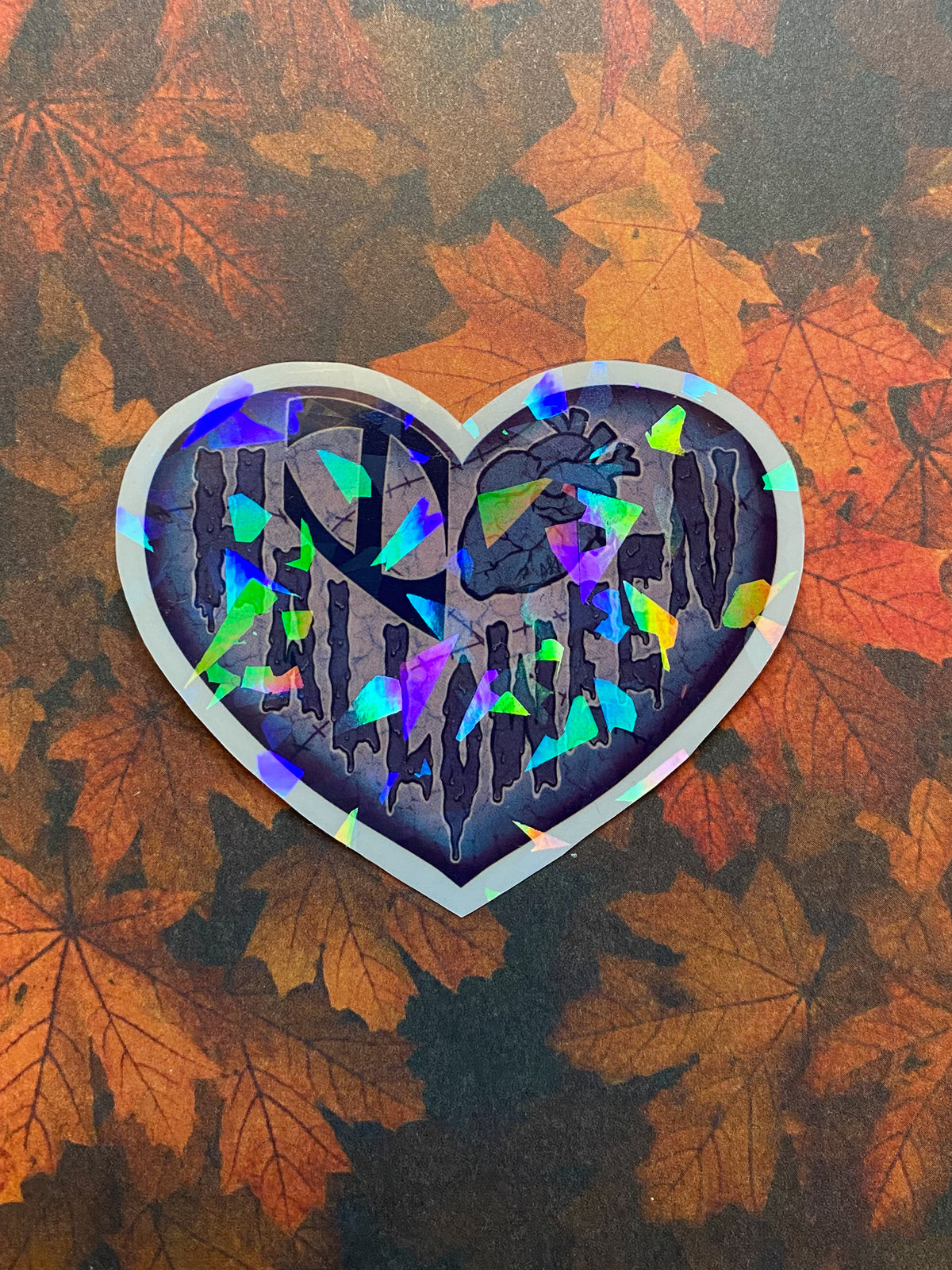 I Heart Halloween Sticker