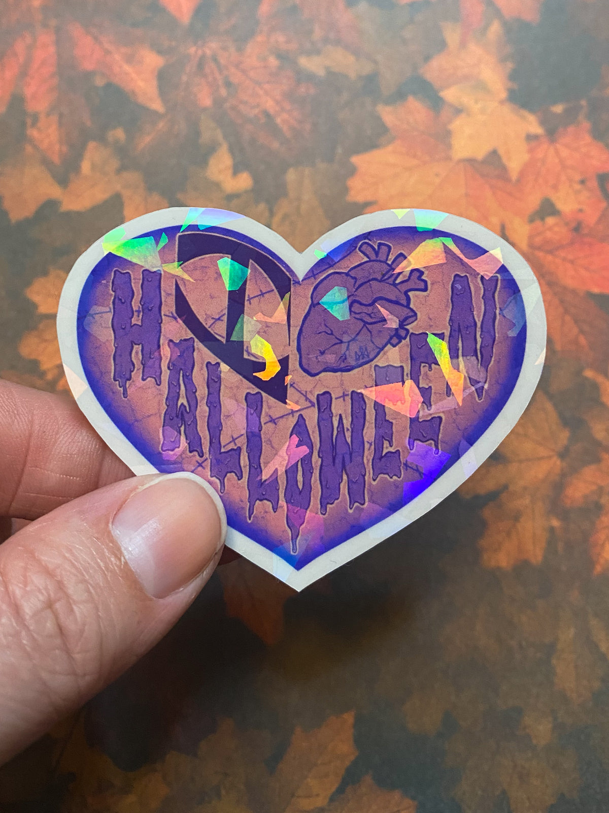 I Heart Halloween Sticker