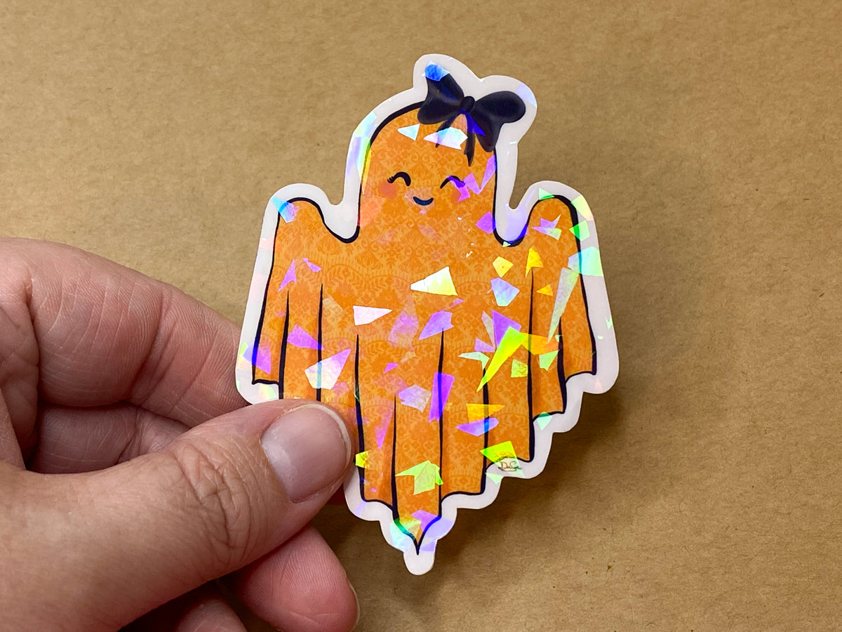 Lacy Ghost Sticker