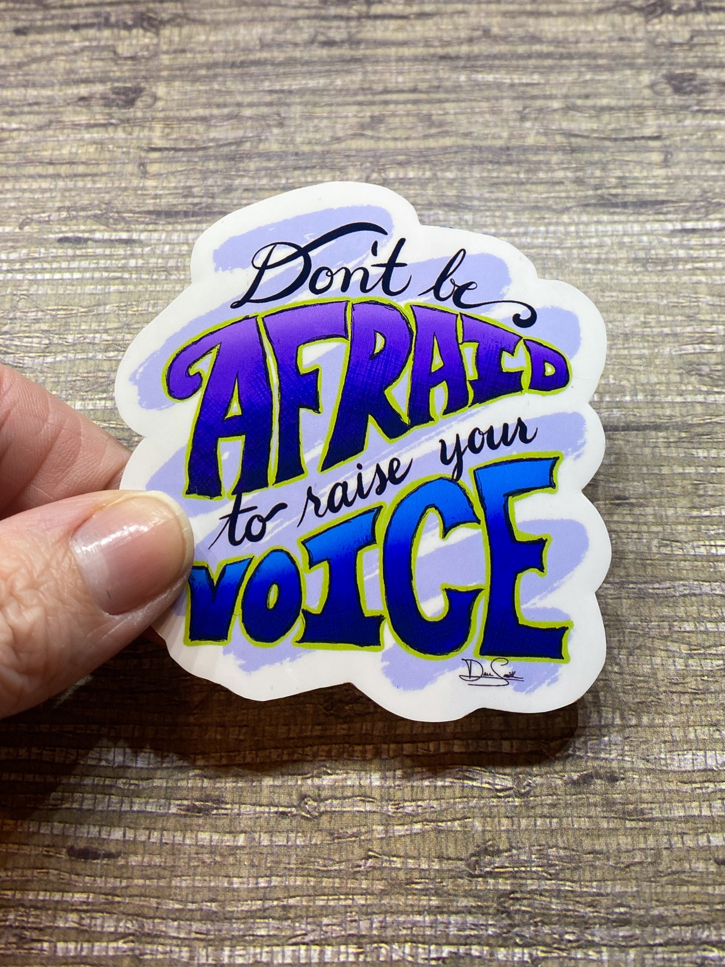 Raise Your Voice Sticker