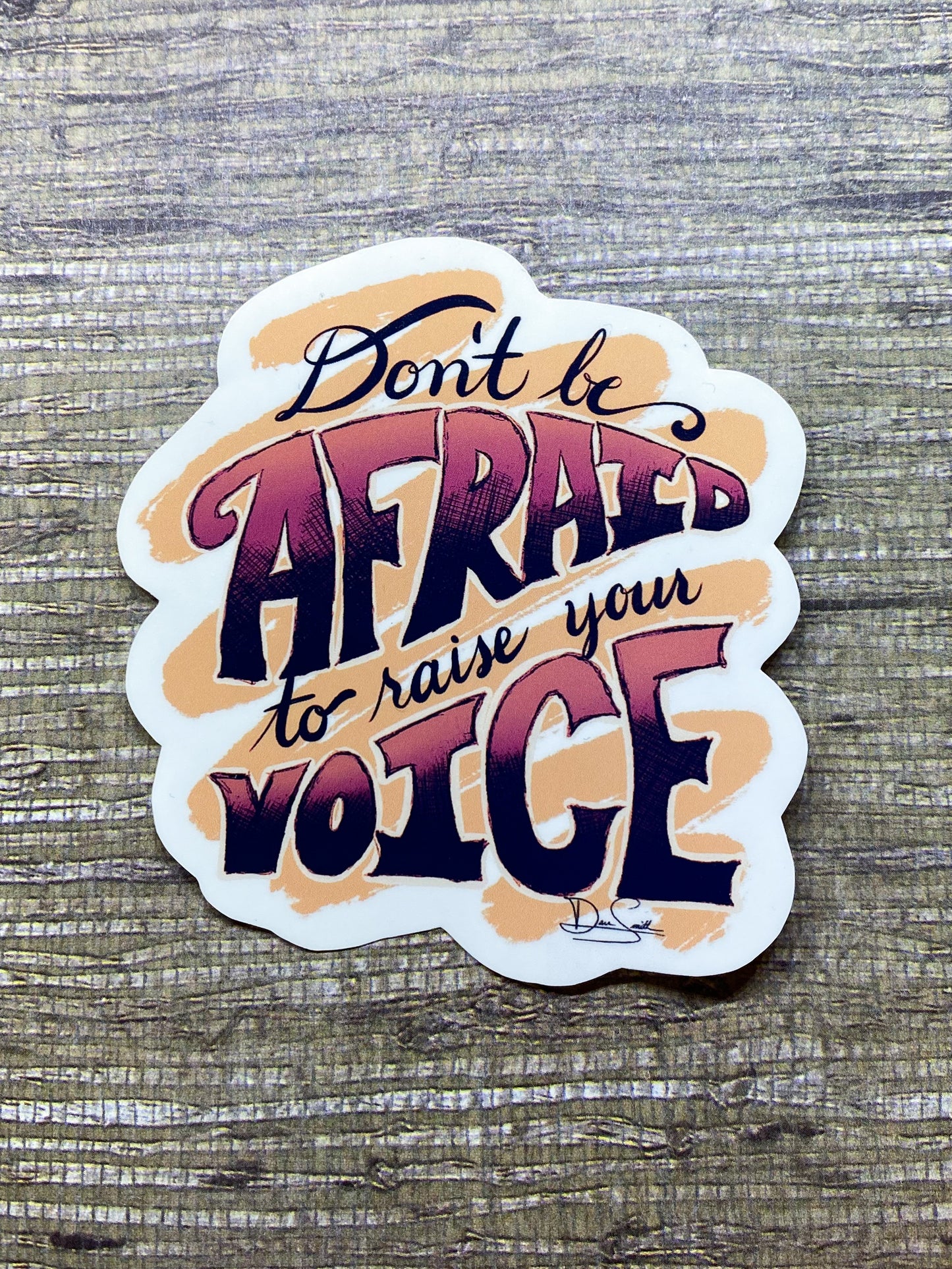 Raise Your Voice Sticker
