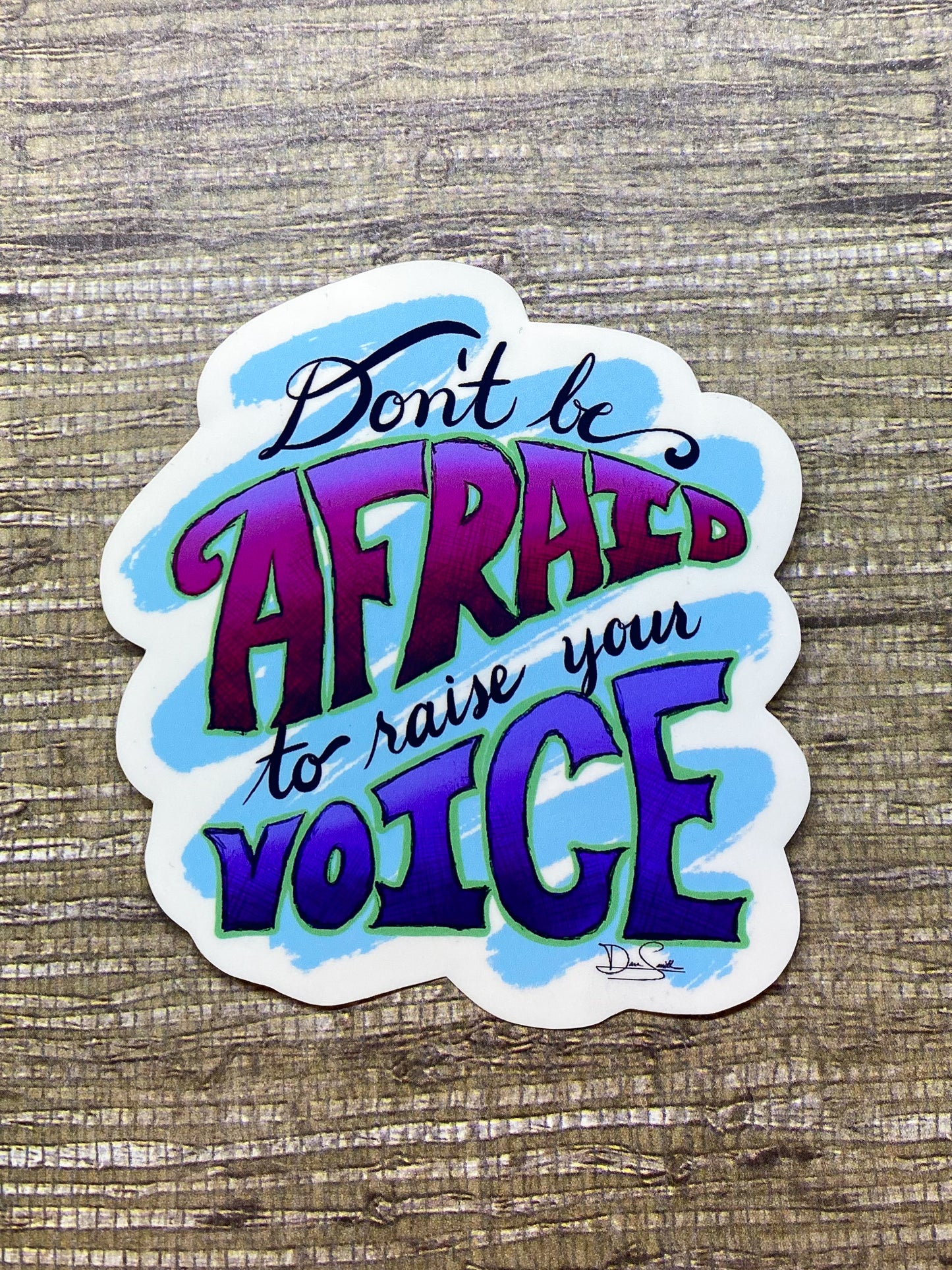 Raise Your Voice Sticker