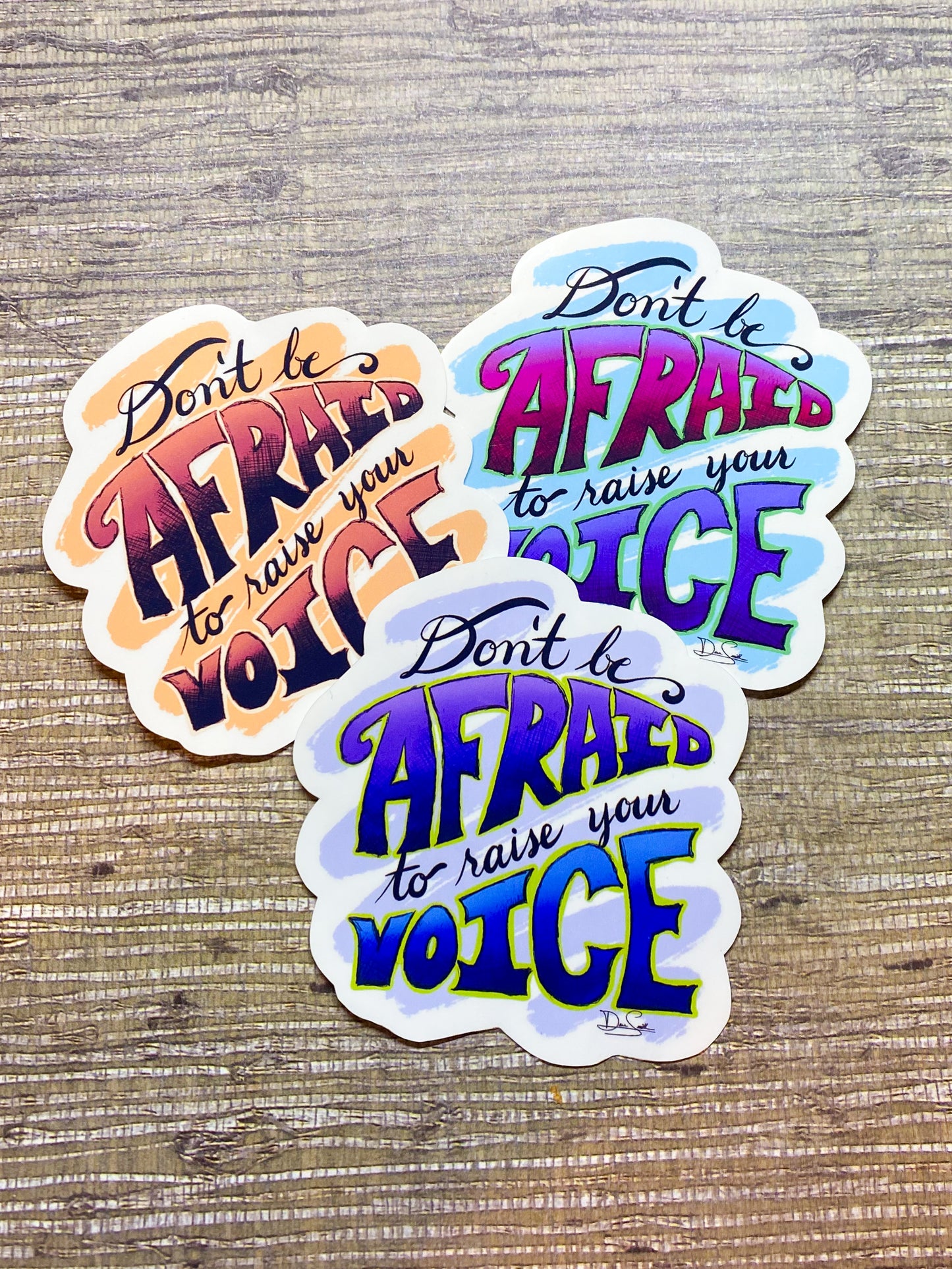 Raise Your Voice Sticker