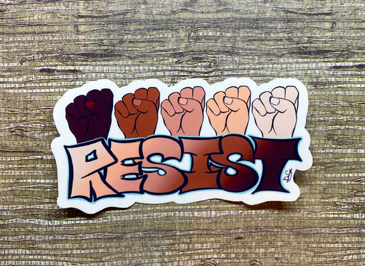 Resist 1 Sticker