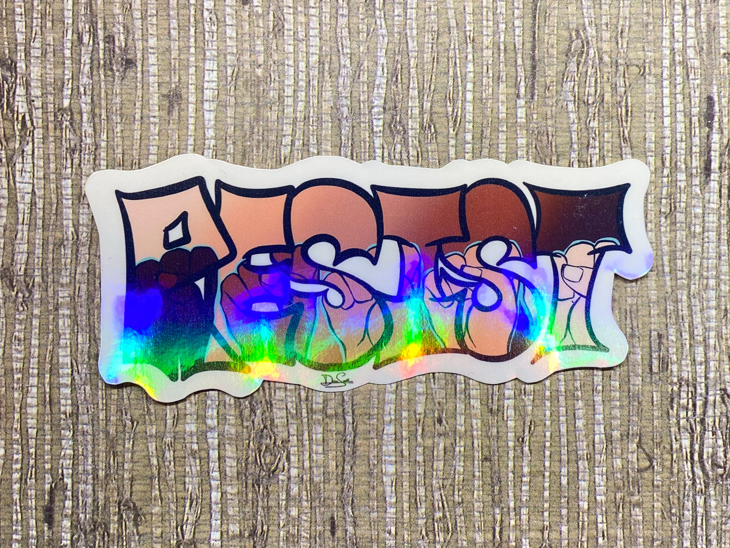 Resist 2 Sticker