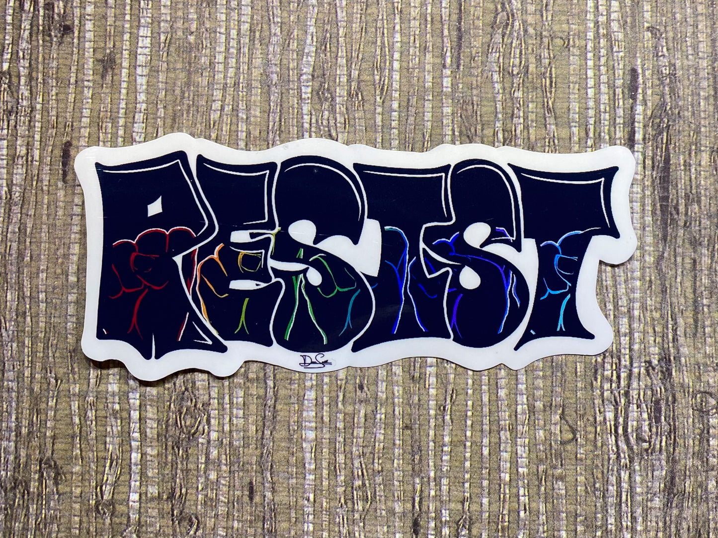 Rainbow Resist Sticker