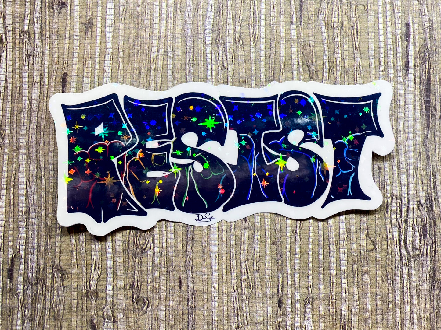 Rainbow Resist Sticker