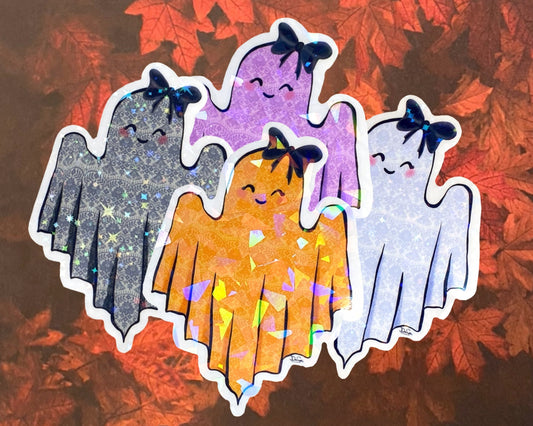 Lacy Ghost Sticker